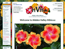 Tablet Screenshot of hiddenvalleyhibiscus.com
